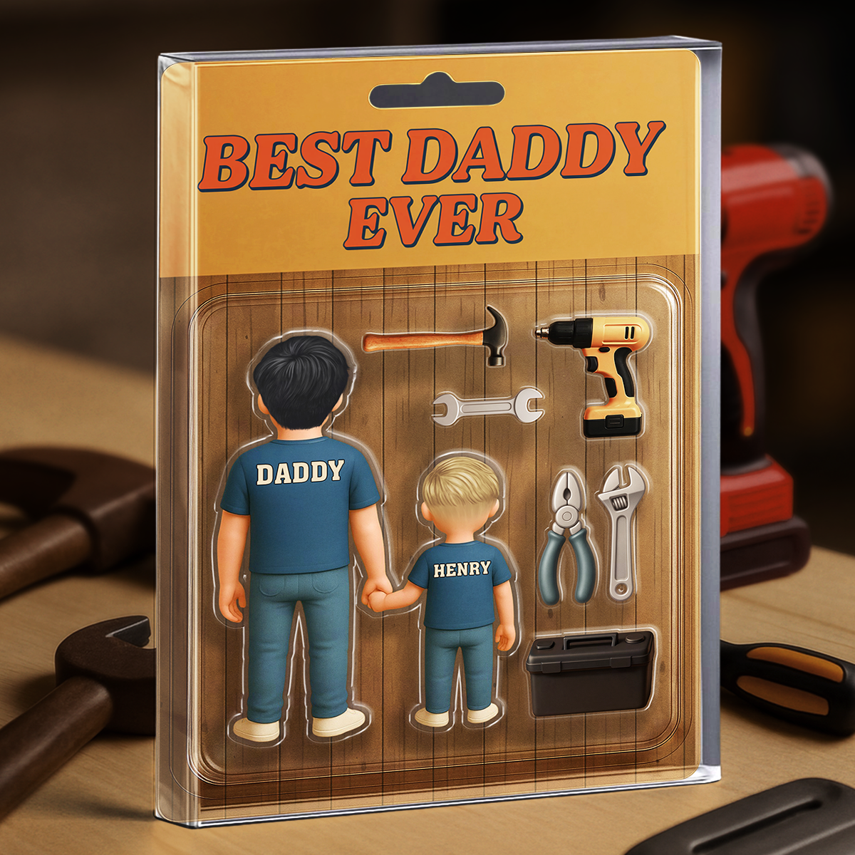 You Are My Best Dad - Personalized Custom Acrylic Plaque