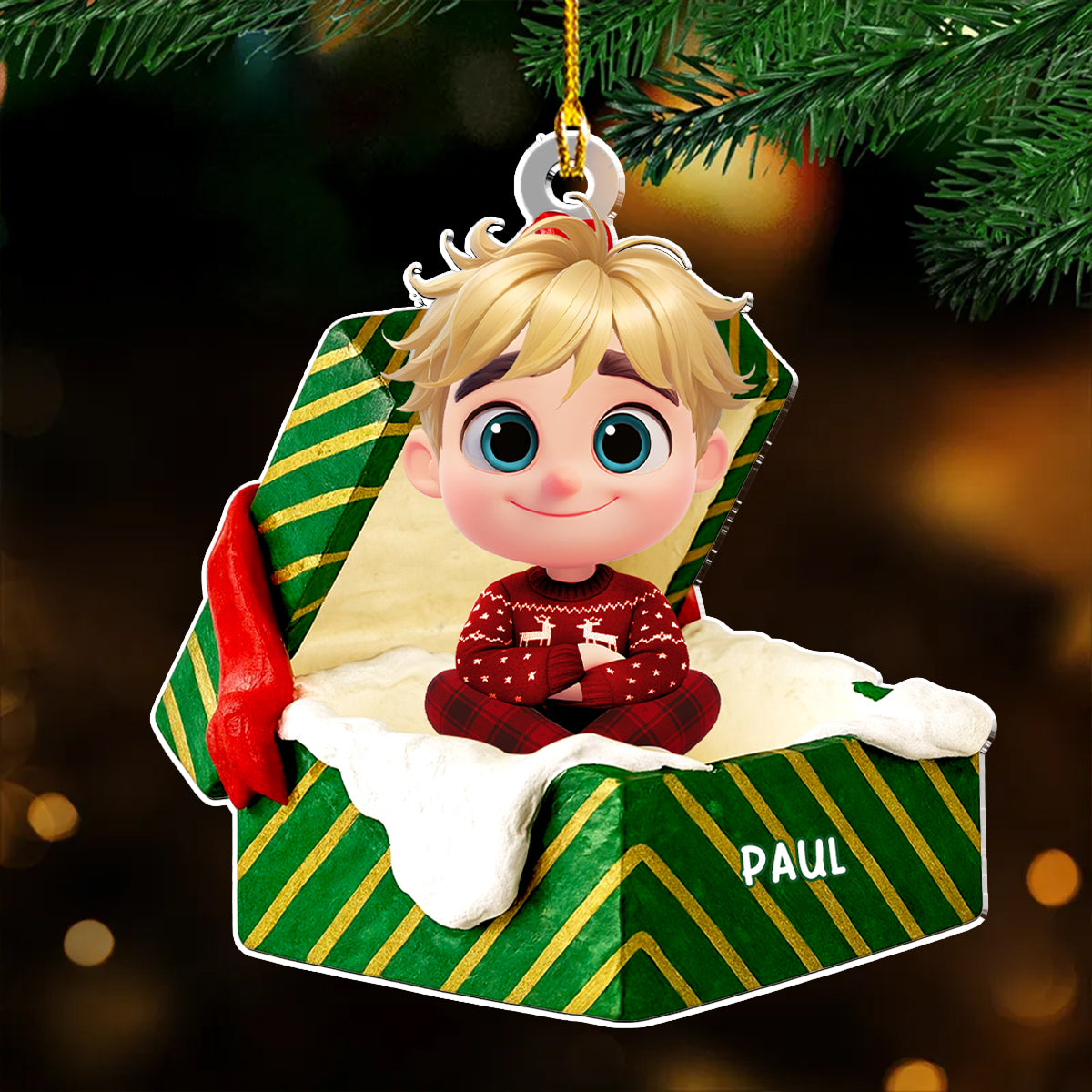 Surprise Gift - Personalized Custom Acrylic Ornament