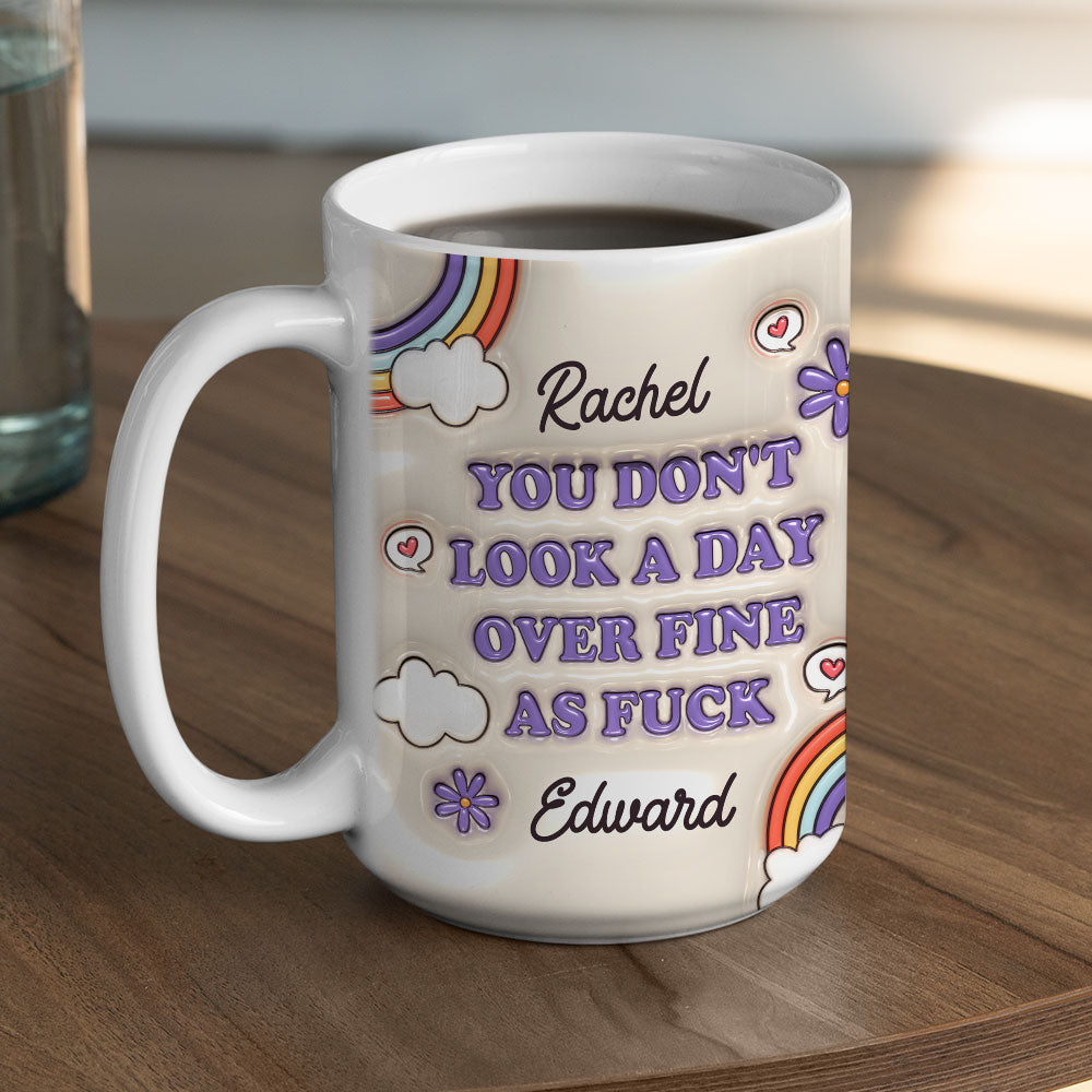 Forever Young And Stunning  - Personalized Custom 3D Inflated Effect Mug