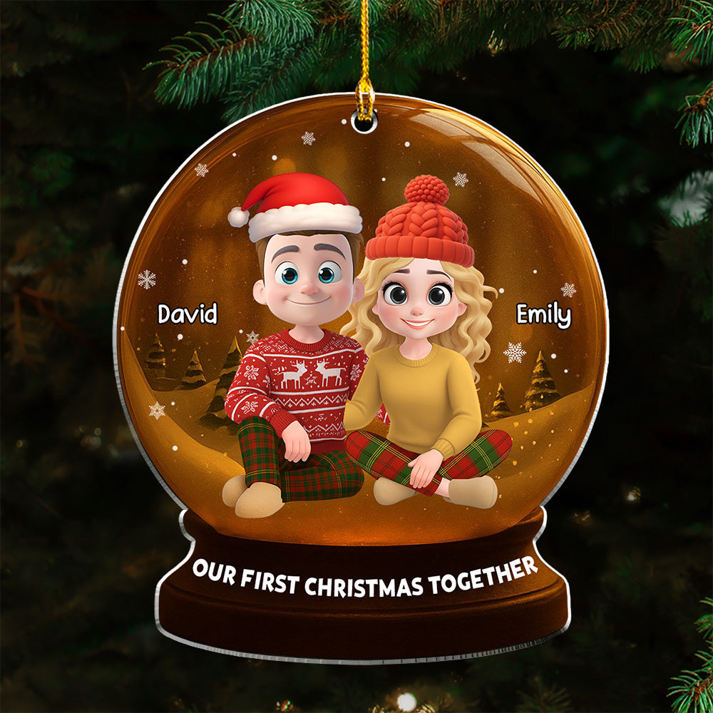 Captured Moments Of Us - Personalized Custom Acrylic Ornament