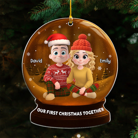 Captured Moments Of Us - Personalized Custom Acrylic Ornament