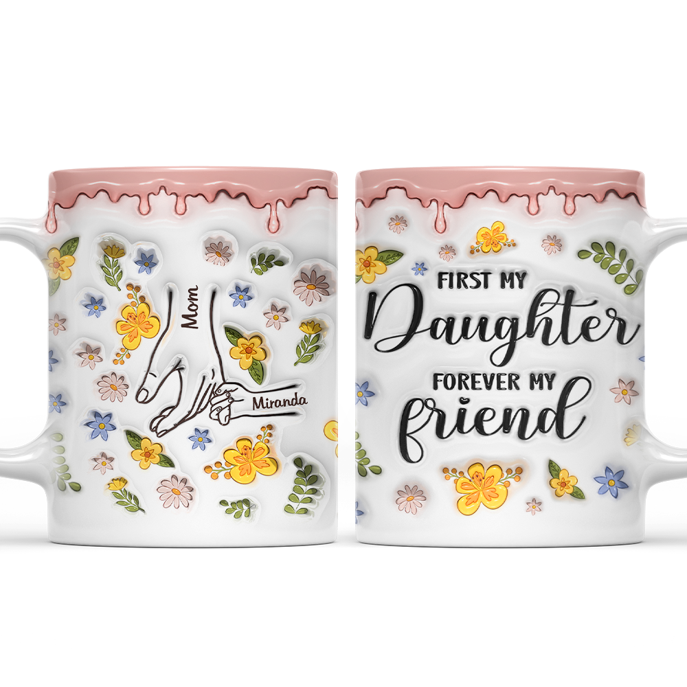 My Beloved Daughter - Personalized Custom 3D Inflated Effect Mug