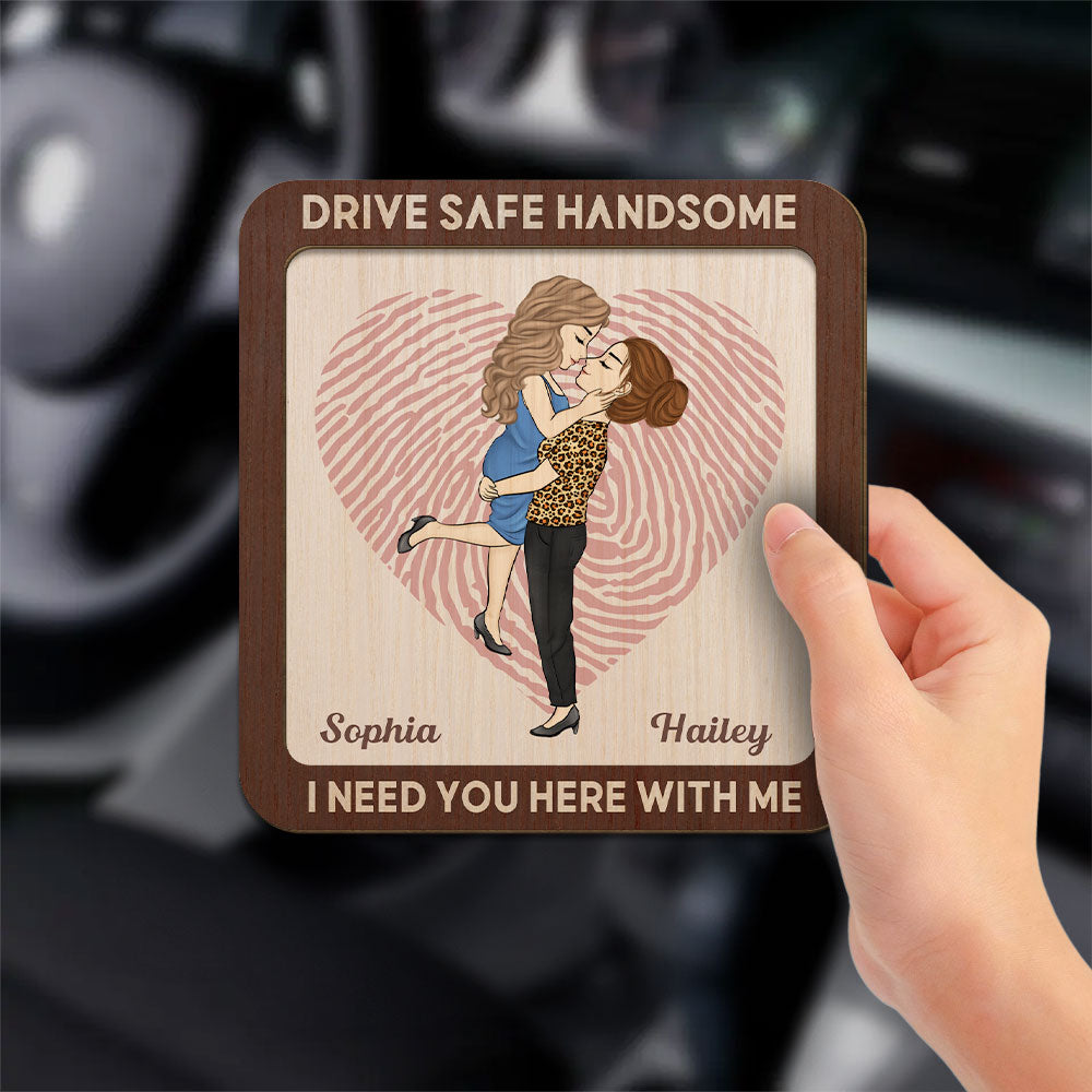 Drive Safe Sweetheart - Personalized Custom Car Visor Clip