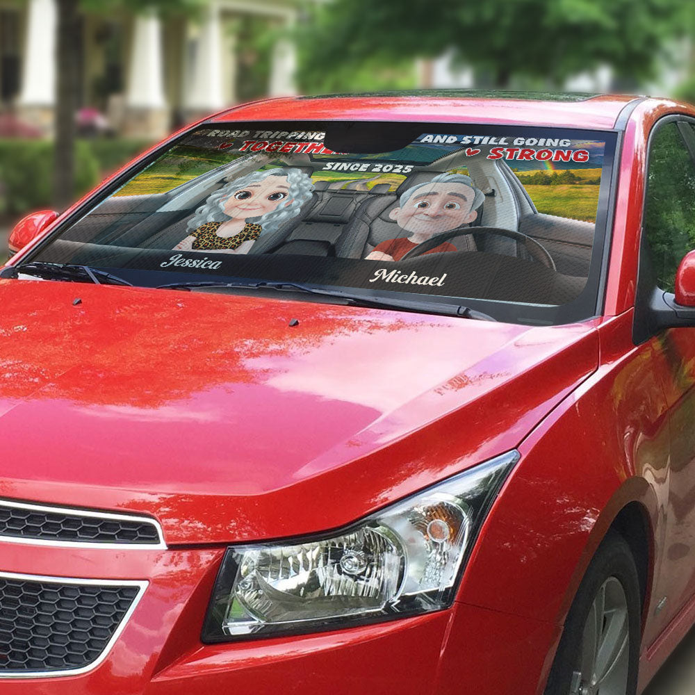 Together Forever - Personalized Custom Car Sunshade