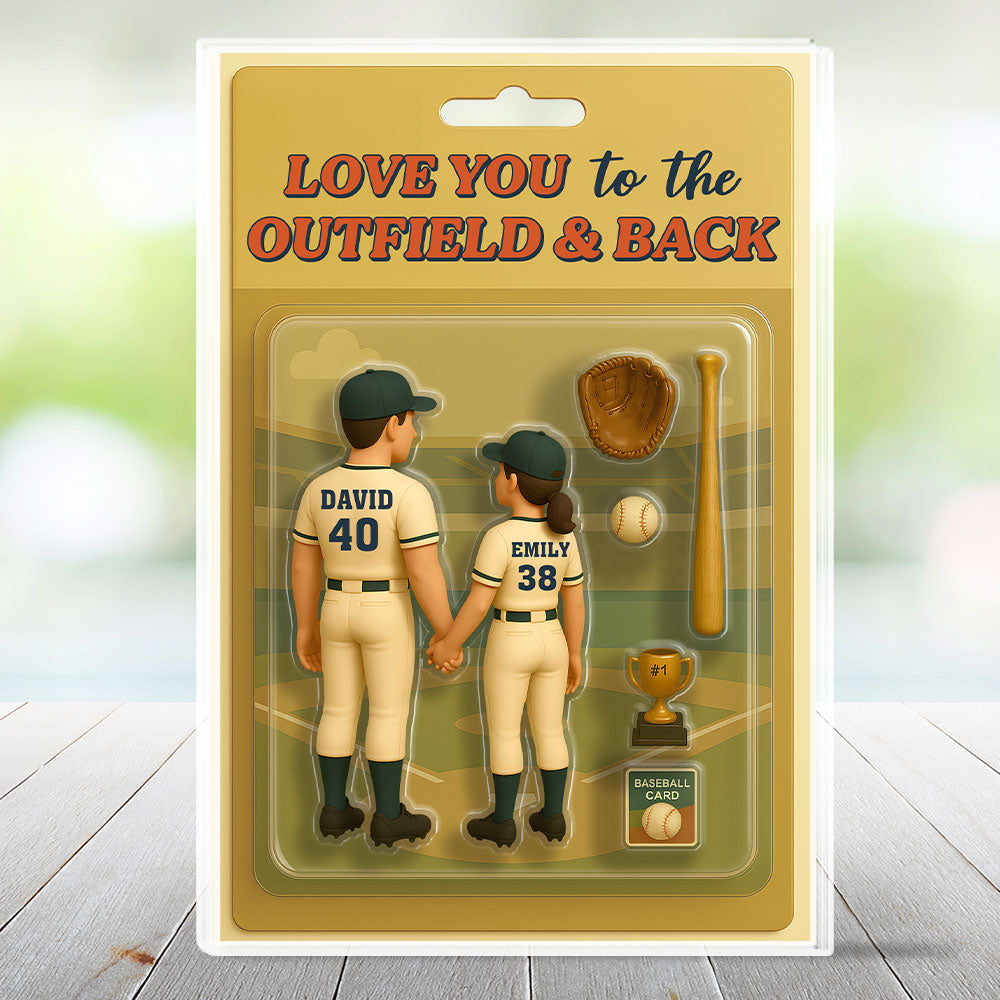 Baseball Couple - Personalized Custom Acrylic Plaque