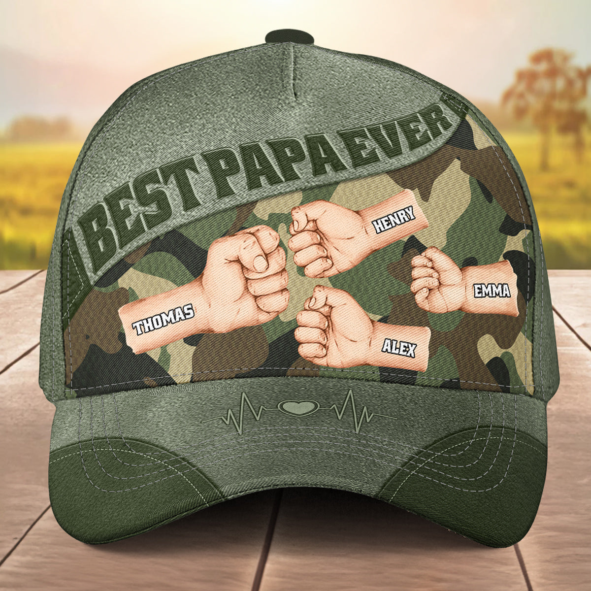 Best Dad Grandpa Ever - Personalized Custom Classic Cap