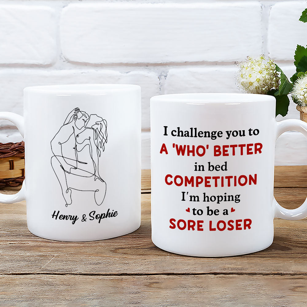 I Challenge You - Personalized Custom Coffee Mug