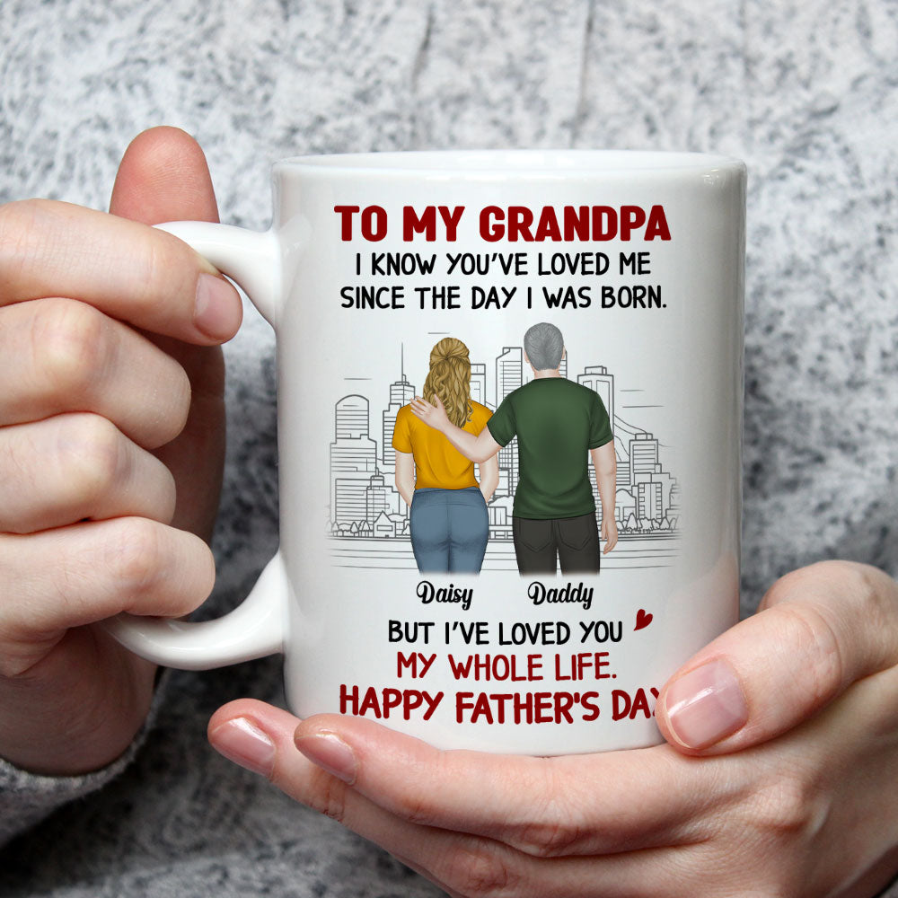 Loved By You From Day One - Personalized Custom Coffee Mug