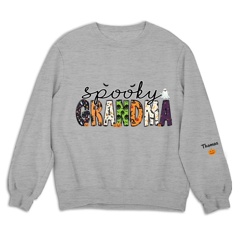 Spooky Grandma - Personalized Custom Sweatshirt