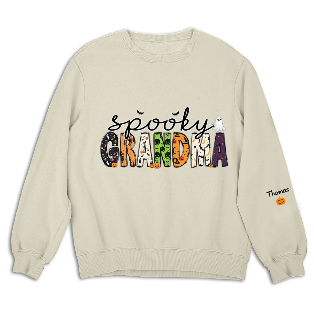 Spooky Grandma - Personalized Custom Sweatshirt