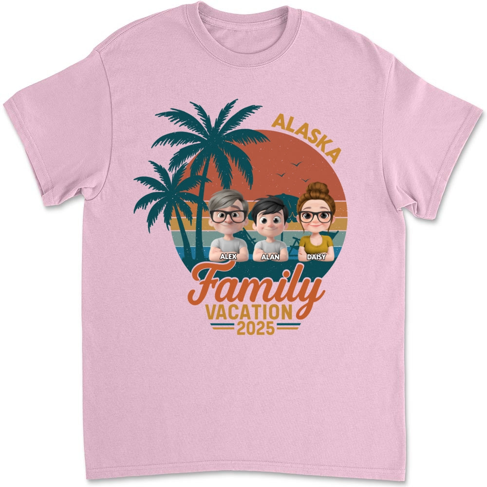 Family Vacation - Personalized Custom Shirt
