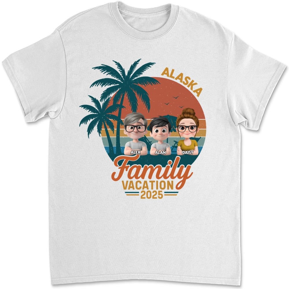 Family Vacation - Personalized Custom Shirt