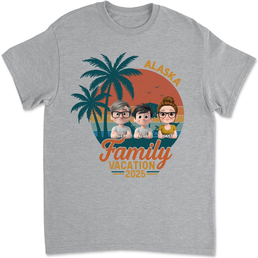Family Vacation - Personalized Custom Shirt