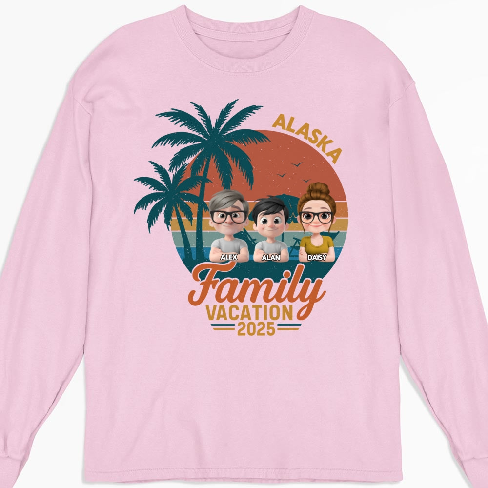 Family Vacation - Personalized Custom Shirt