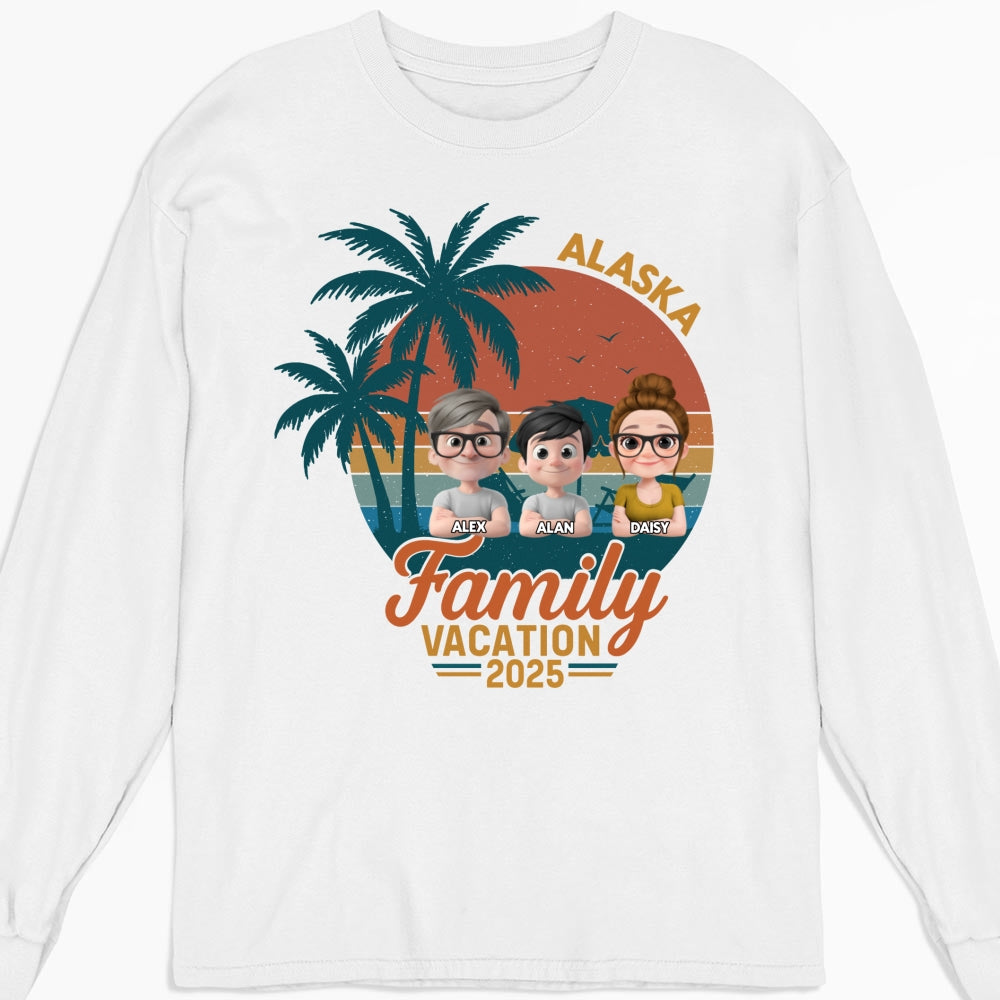 Family Vacation - Personalized Custom Shirt