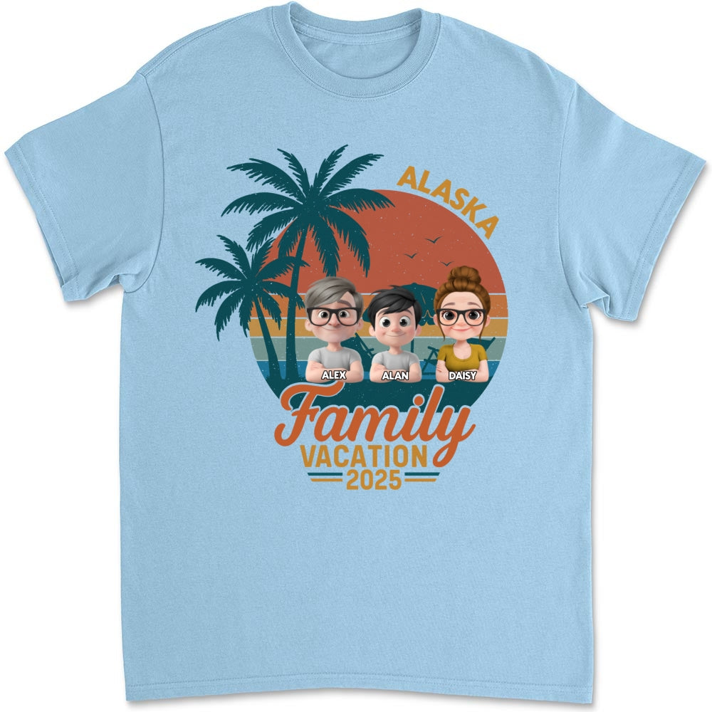 Family Vacation - Personalized Custom Shirt