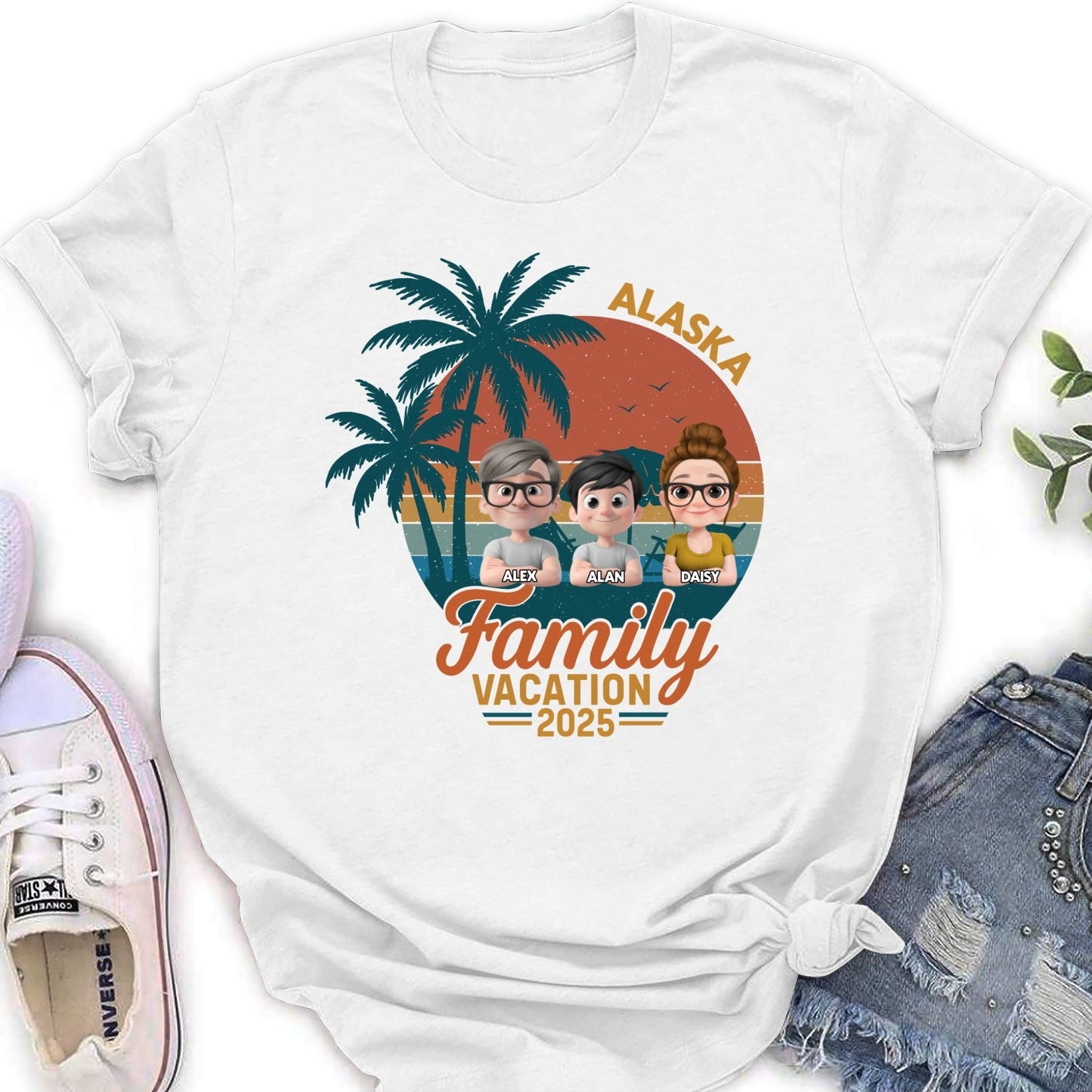 Family Vacation - Personalized Custom Shirt