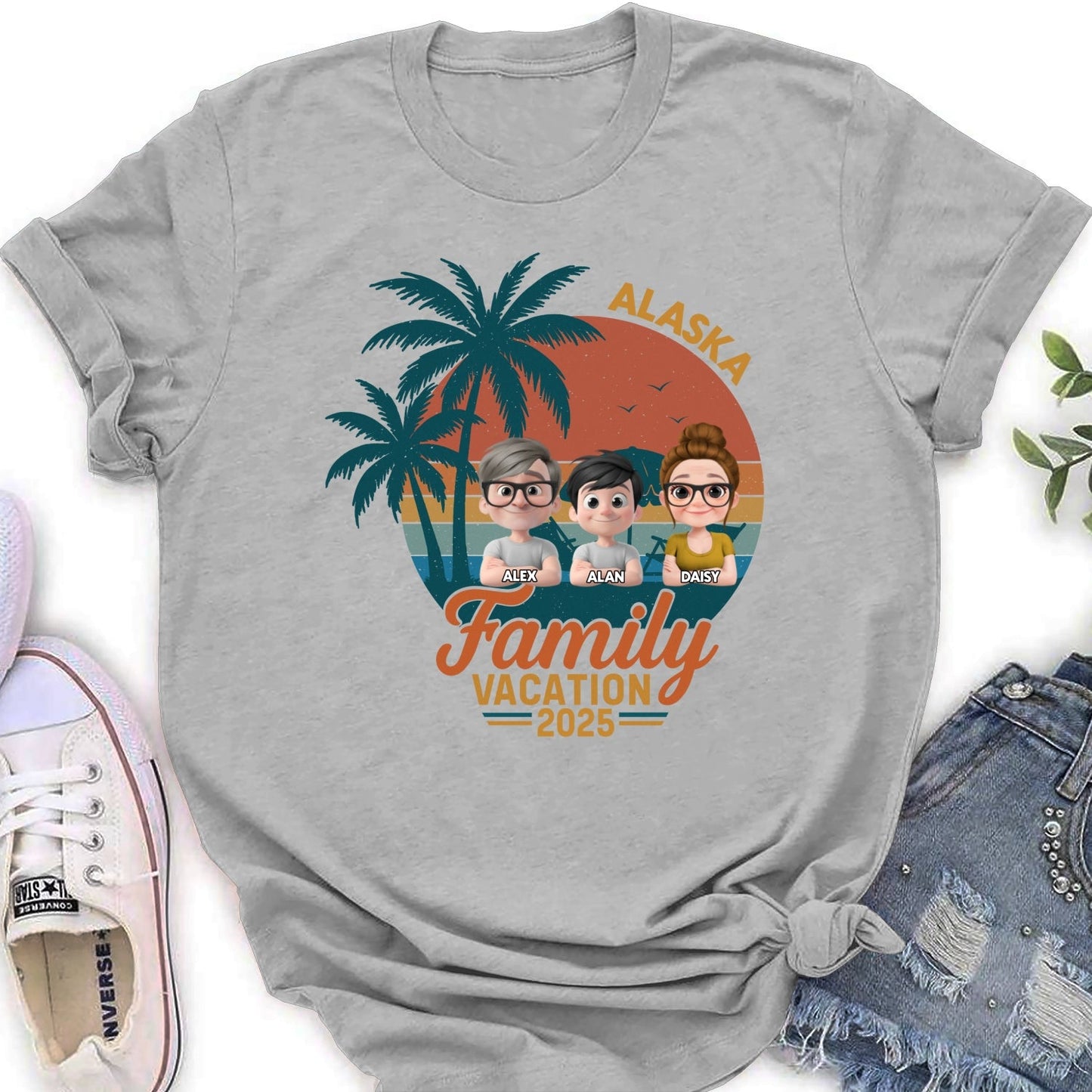 Family Vacation - Personalized Custom Shirt