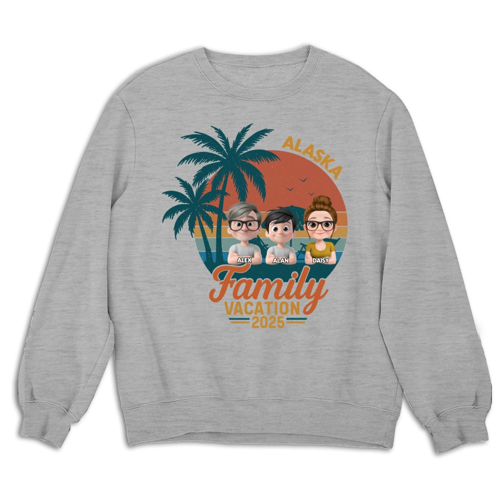 Family Vacation - Personalized Custom Shirt