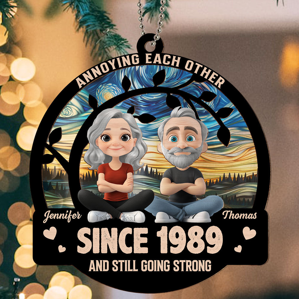 Together Forever - Personalized Custom Suncatcher Ornament