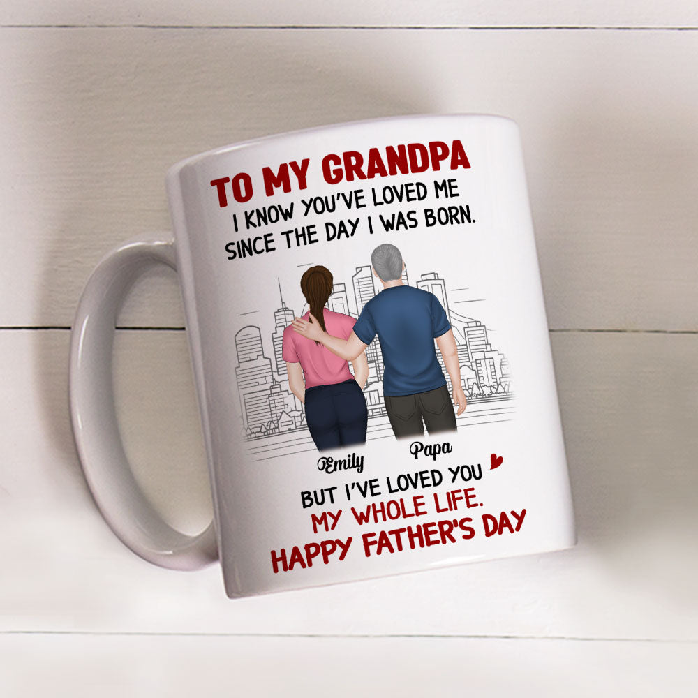 Loved By You From Day One - Personalized Custom Coffee Mug
