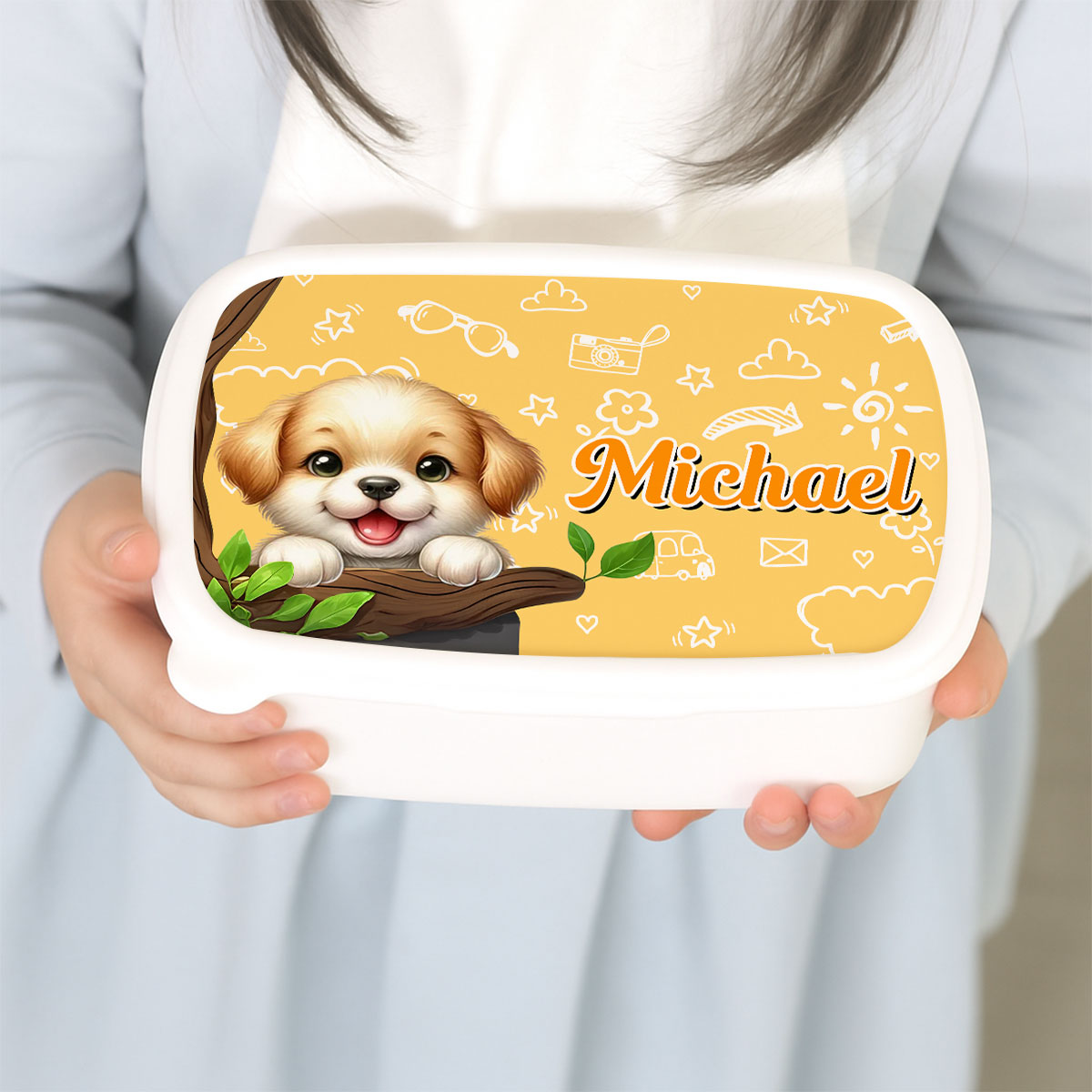 Cute Animal Safe - Personalized Custom Lunch Box