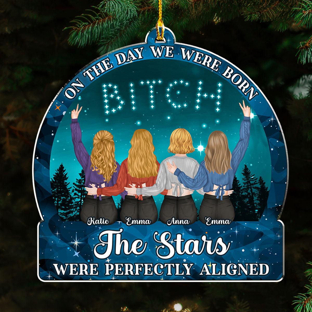 The Day - Personalized Custom Acrylic Ornament