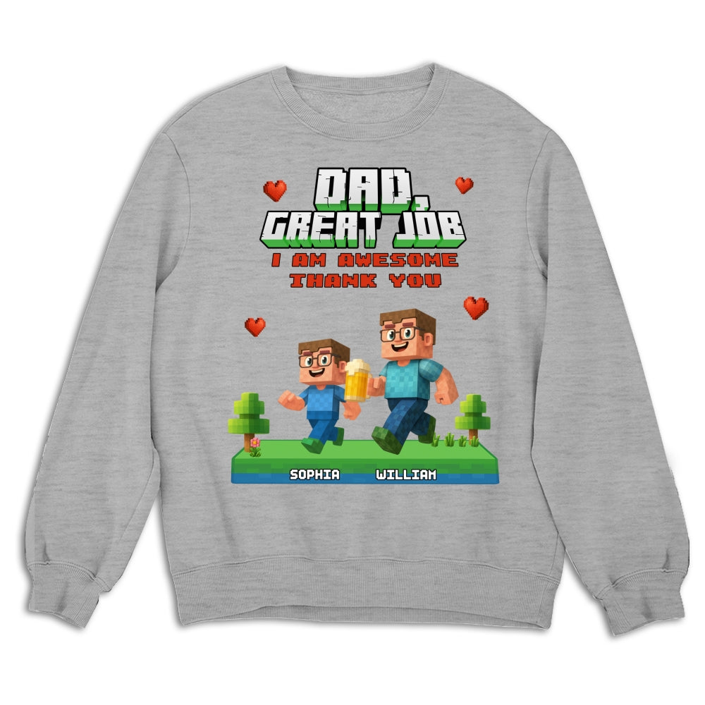 Awesome Daddy Of Us - Personalized Custom Shirt