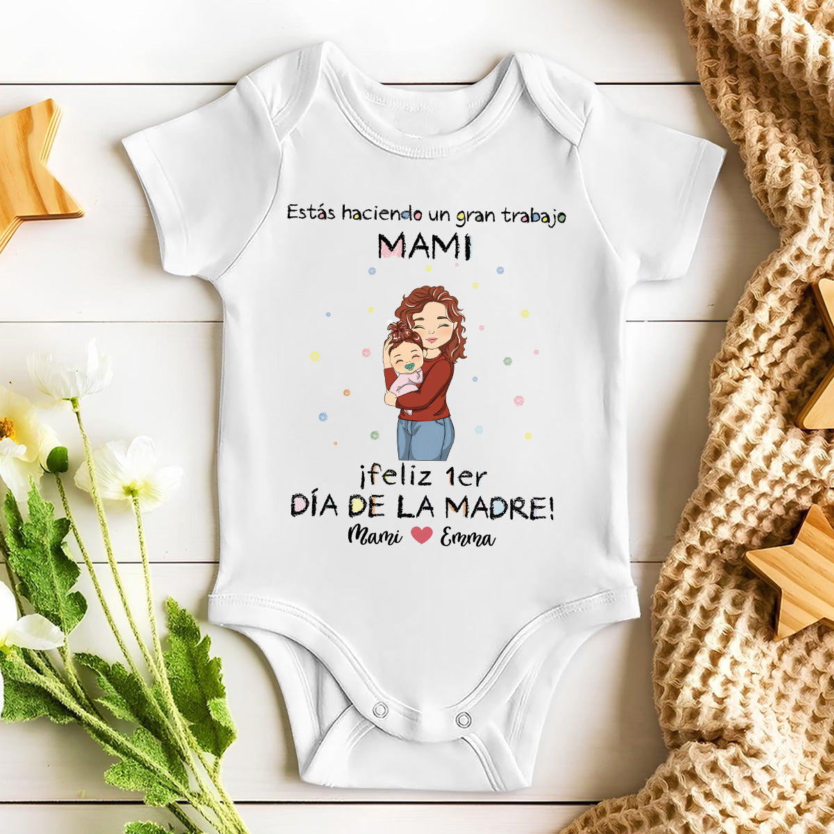Estás haciendo un gran trabajo - Body Personalizado para Bebé