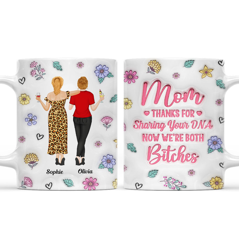 Funny For Mom - Personalized Custom 3D Inflated Effect Mug