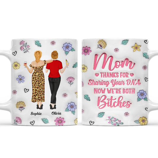 Funny For Mom - Personalized Custom 3D Inflated Effect Mug