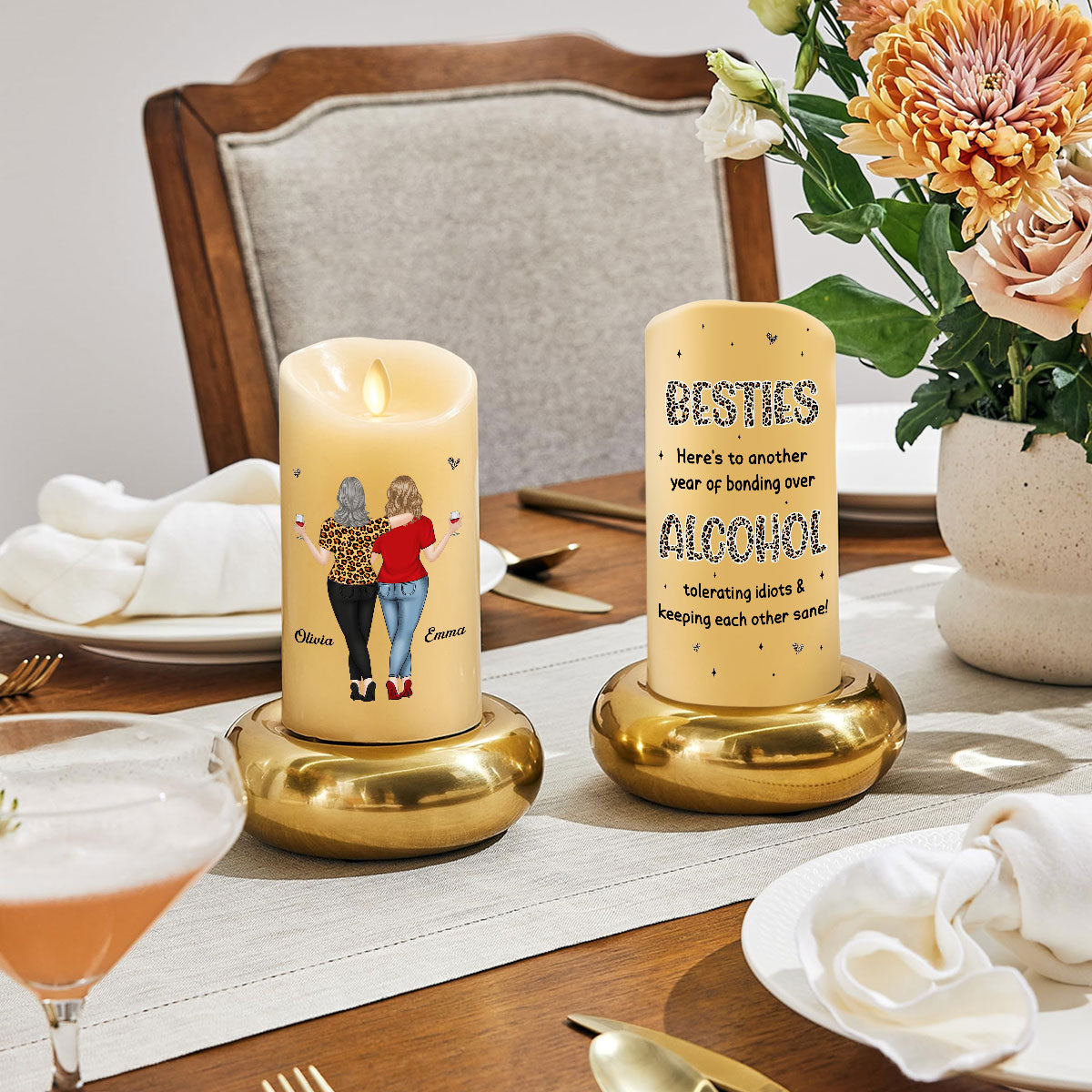 Alcohol Tolerating - Personalized Custom LED Candle