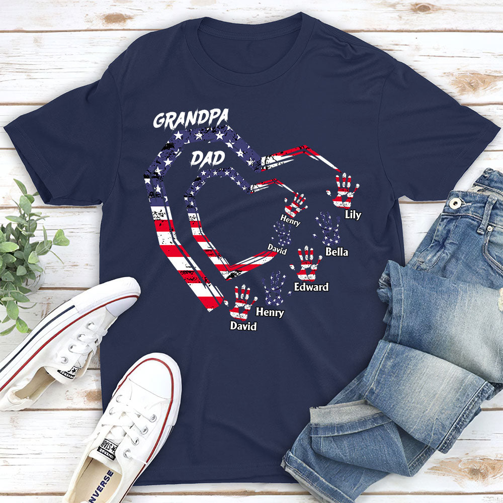 We Love You Grandpa - Personalized Custom Shirt