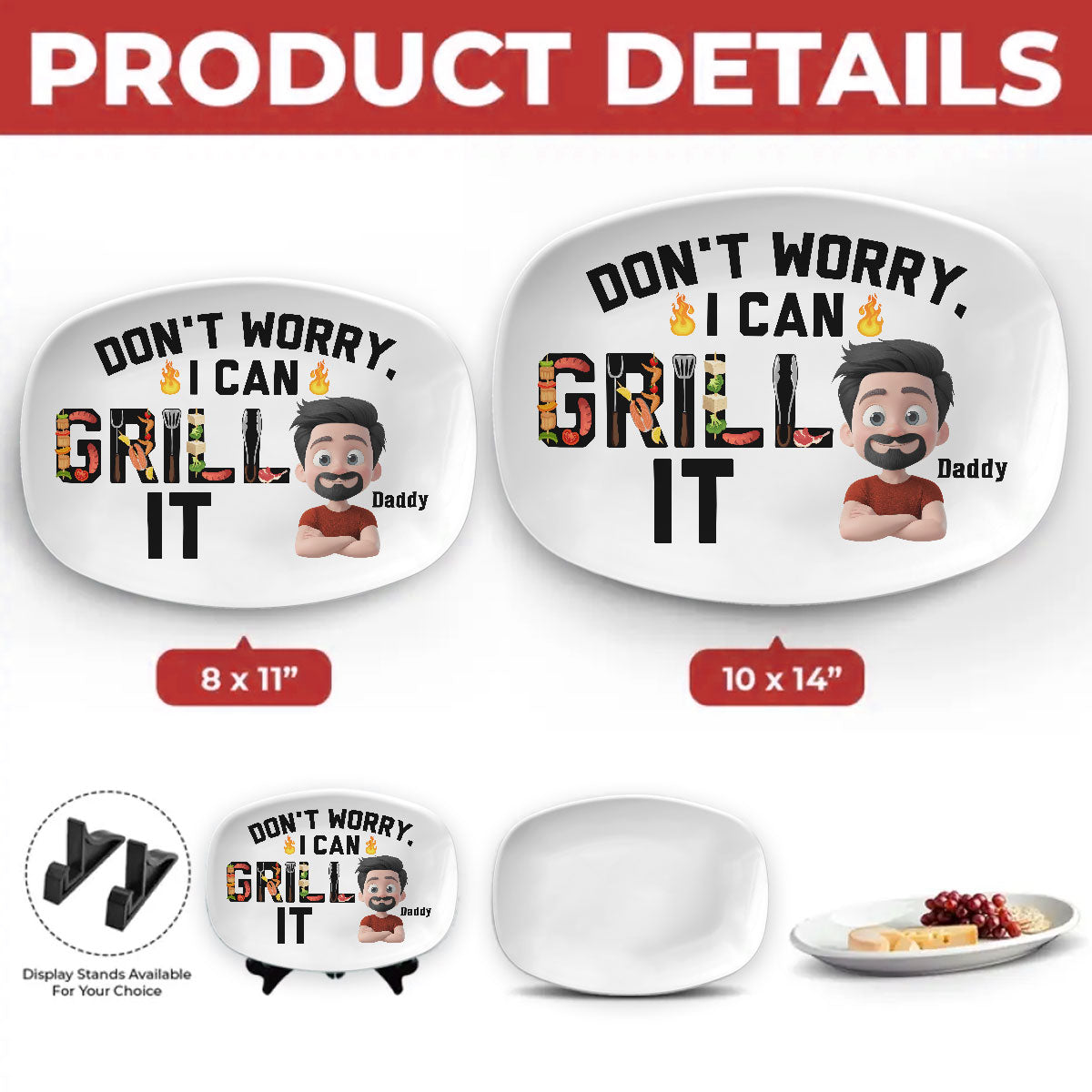 I Can Grill It - Personalized Custom Platter