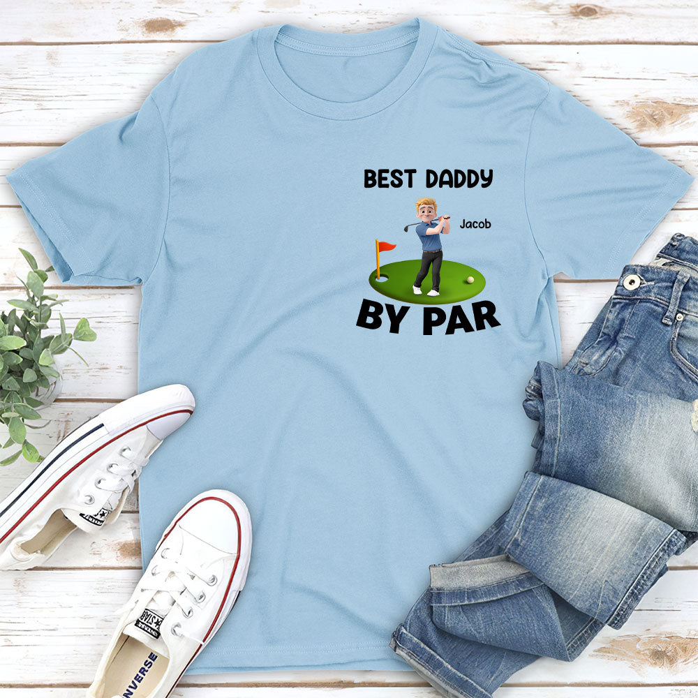 Best Dad And Kid By Par - Personalized Custom T-shirt And Onesie
