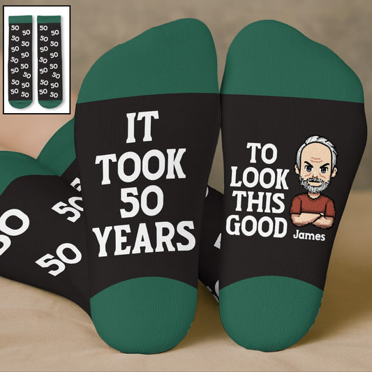 Look This Good - Personalized Custom Crew Socks