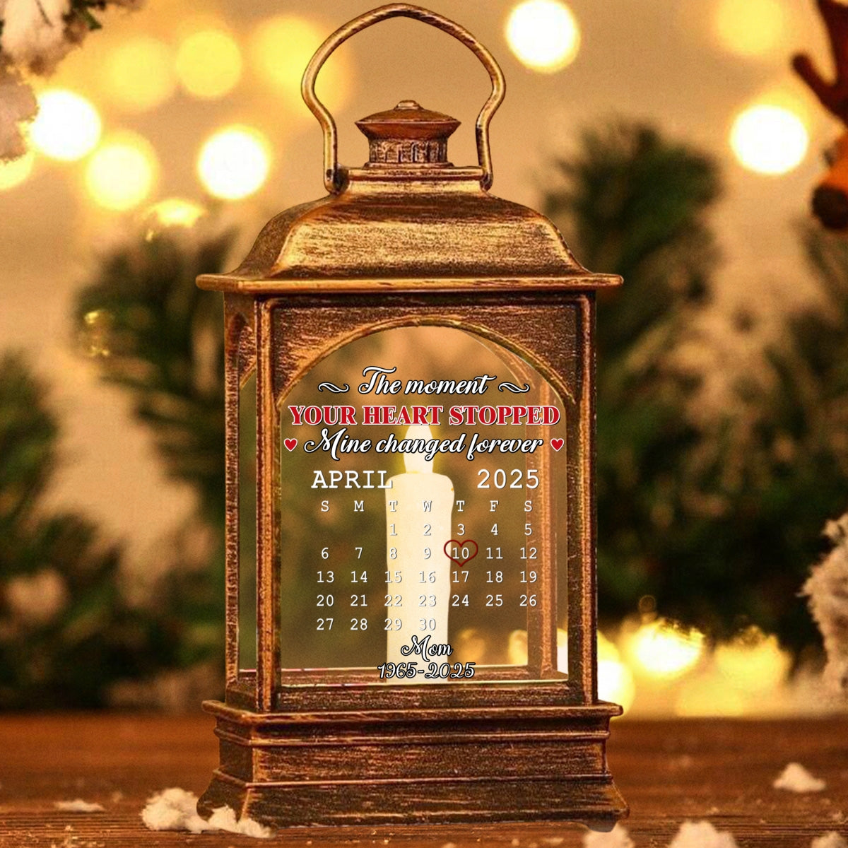 The Moment - Personalized Custom Christmas Wind Lamp