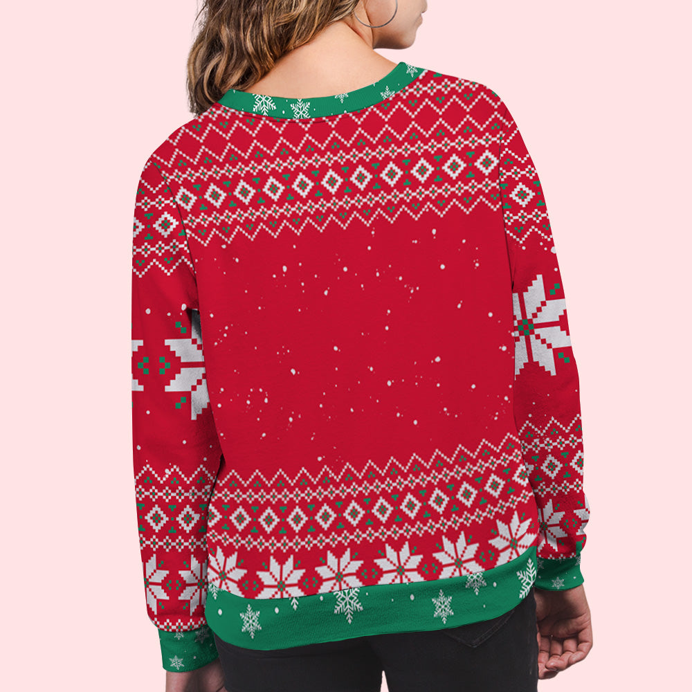 Merry Christmas - Personalized Custom All-Over-Print Sweatshirt