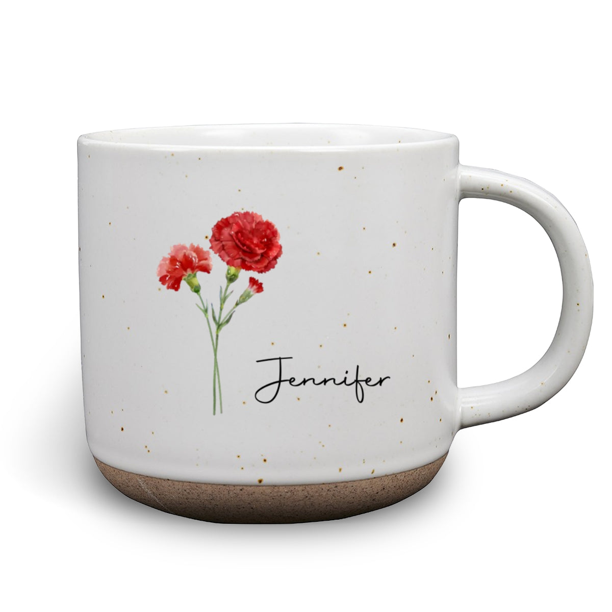 Besties Bloom Together - Personalized Custom Pottery Mug