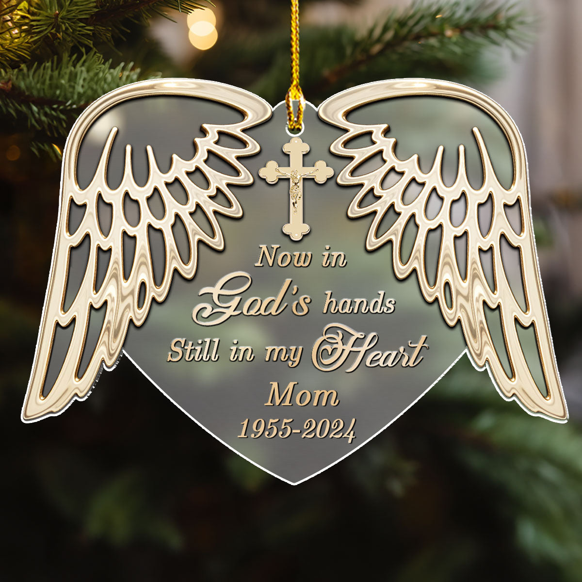 Still In My Heart - Personalized Custom Frosted Acrylic Ornament