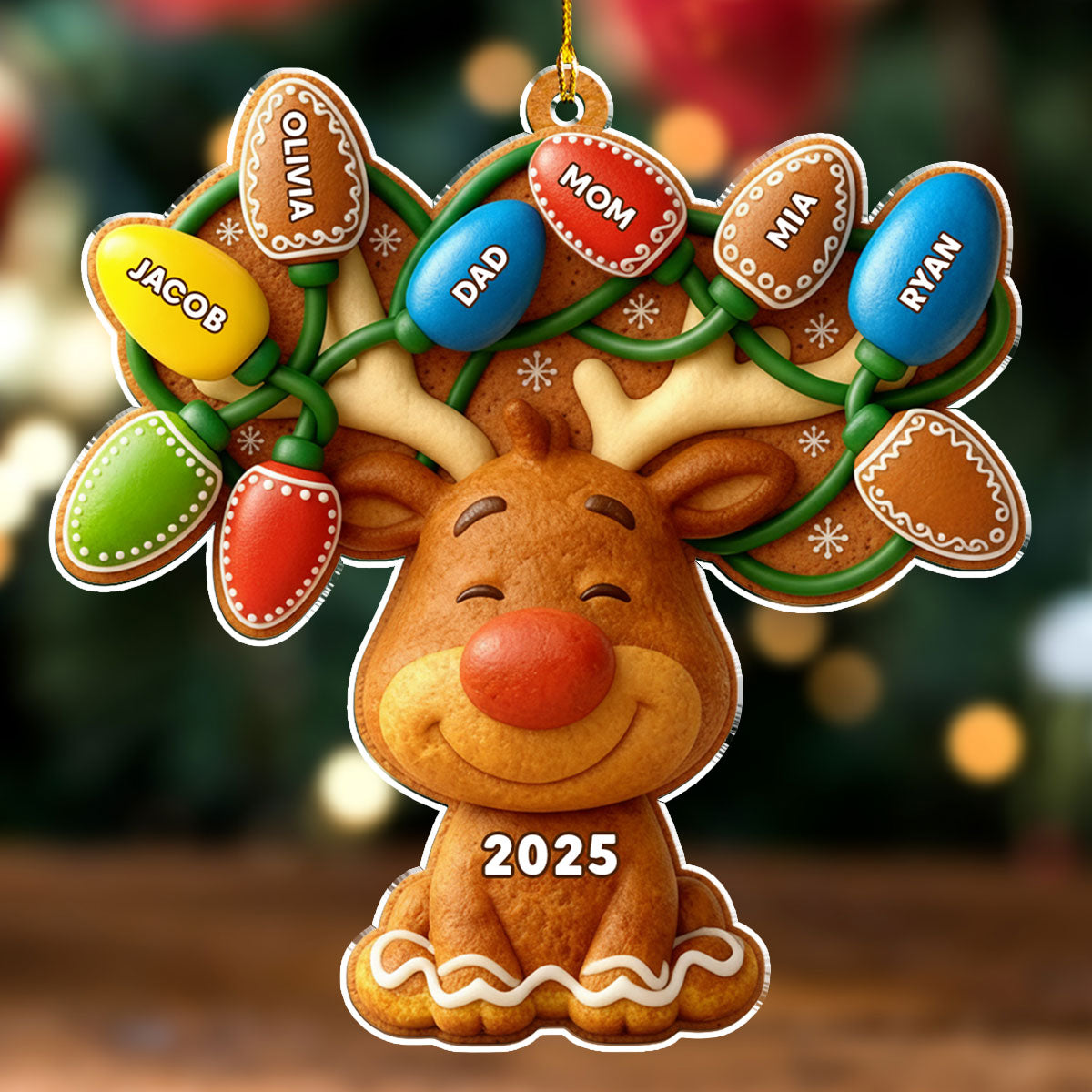 Our Reindeer Crew - Personalized Custom Acrylic Ornament