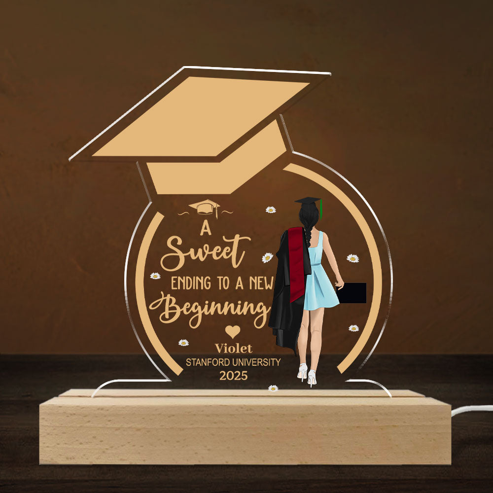 A Sweet Ending - Personalized Custom LED Light