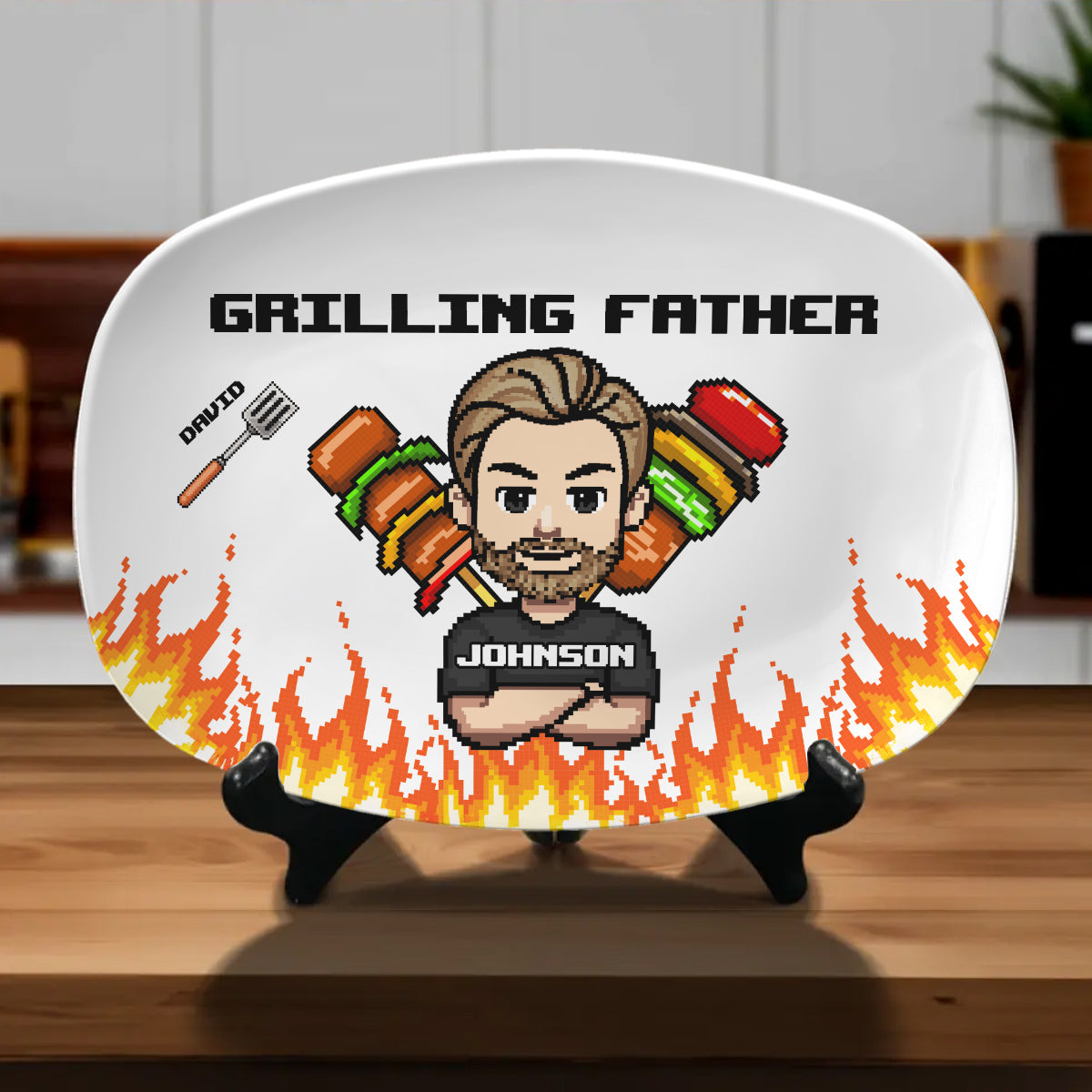 Grilling Dad - Personalized Custom Platter