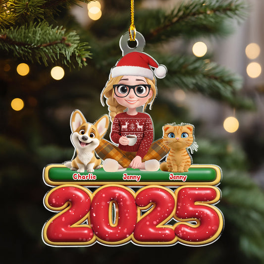 Me And My Fur Babies - Personalized Custom Acrylic Ornament