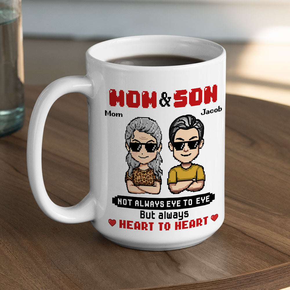 Different Views Same Love - Personalized Custom Coffee Mug