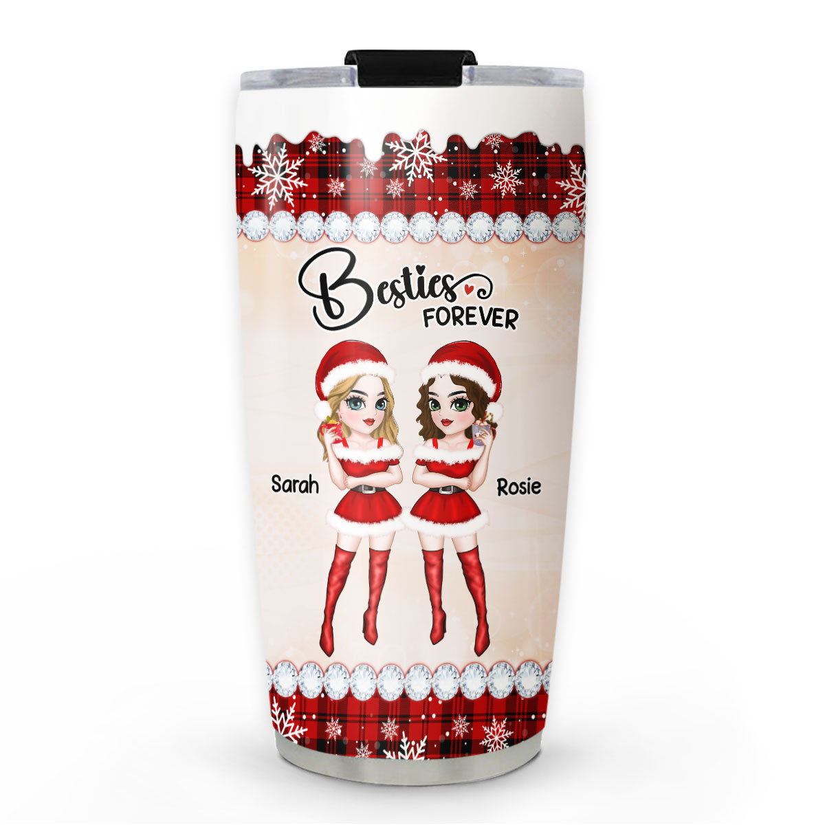 Besties Forever - Personalized Custom Tumbler