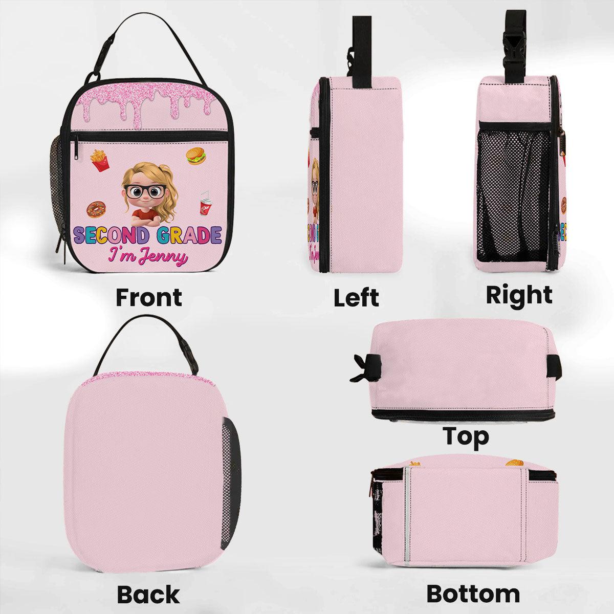 Kindergarten - Personalized Custom Insulated Lunch Bag