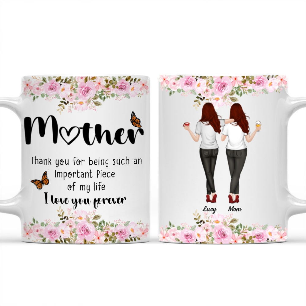 Mom I Love You Forever - Personalized Custom Coffee Mug