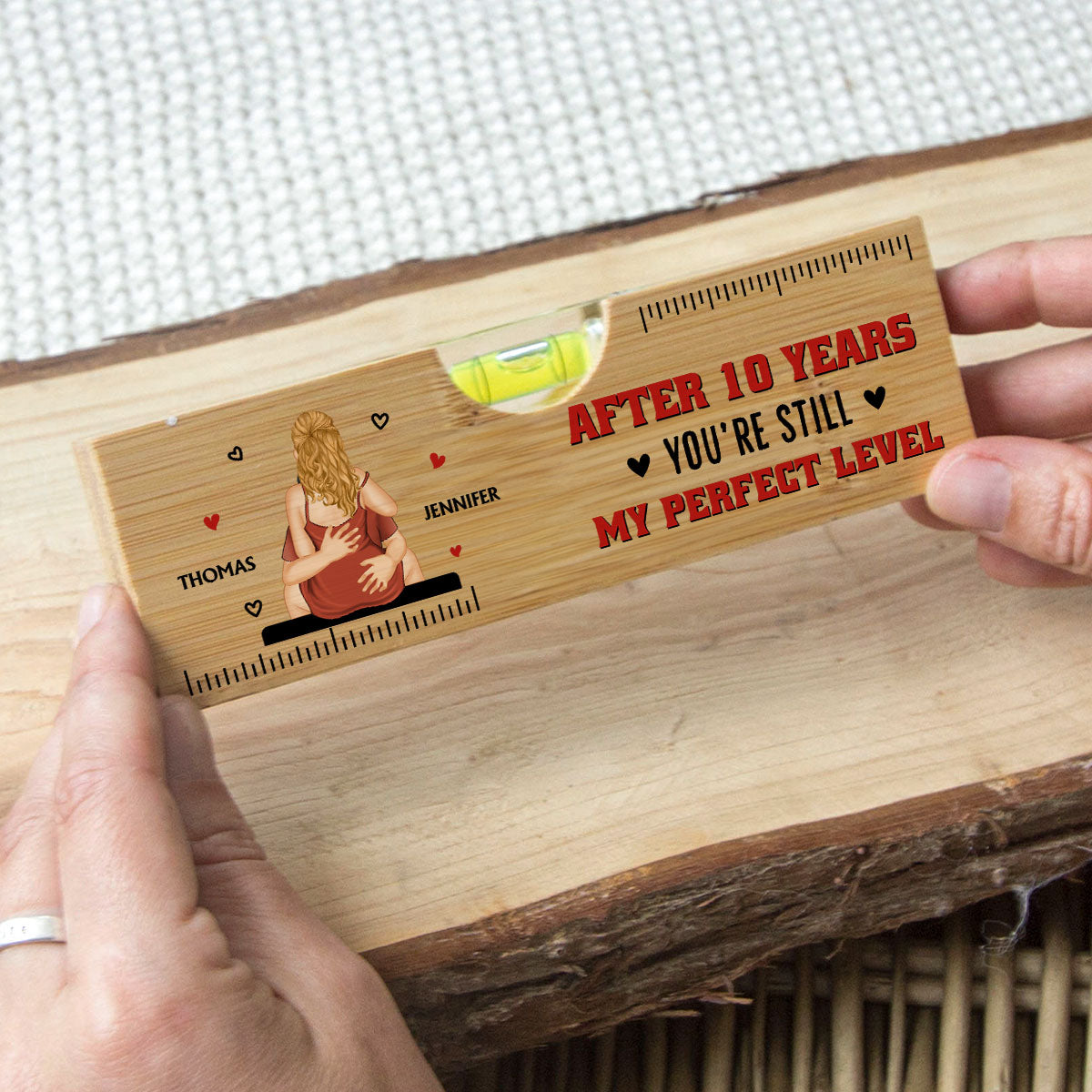 You Are Still My Perfect Level - Personalized Custom Wooden Spirit Level Bottle Opener