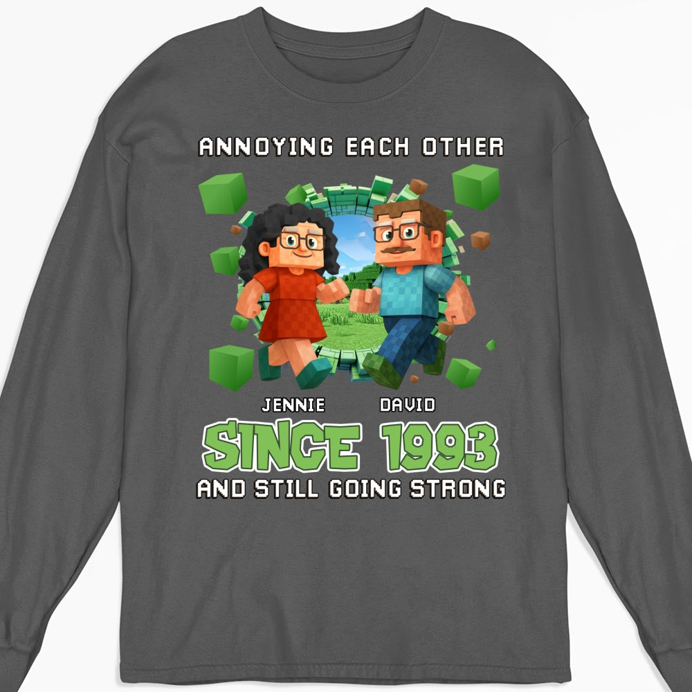 Couple Pixel - Personalized Custom Shirt